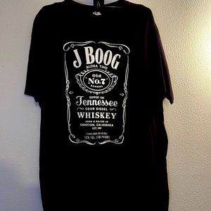 J Boog Tennessee Whiskey tee shirt